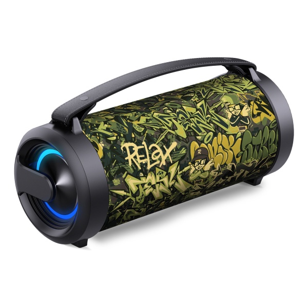 

Портативная акустика SmartBuy Relax, 20 Вт, FM, AUX, USB, Bluetooth, подсветка, принт (SBS-5400), Relax