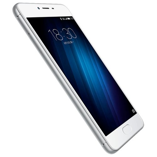 Смартфон Meizu M3s mini 5" 1280x720, MediaTek MT6750, 2Gb RAM, 16Gb, 3G/LTE, WiFi, BT, 2xCam, 2-Sim Nano, 3020mAh, серебристый б/у, после ремонта (замена тач-кнопки, обновление ПО), следы эксплуатации трещинка на корпусе в нижней части возле болтика, царапина на дисплее в нижней части, полный комплект