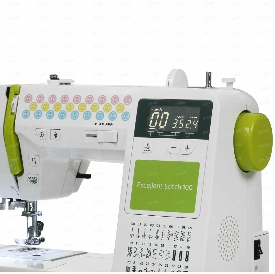 Швейная машина Janome EXCELLENT STITCH 100, белый, 1213728 купить по цене  30100 руб в Барнауле в интернет-магазине e2e4