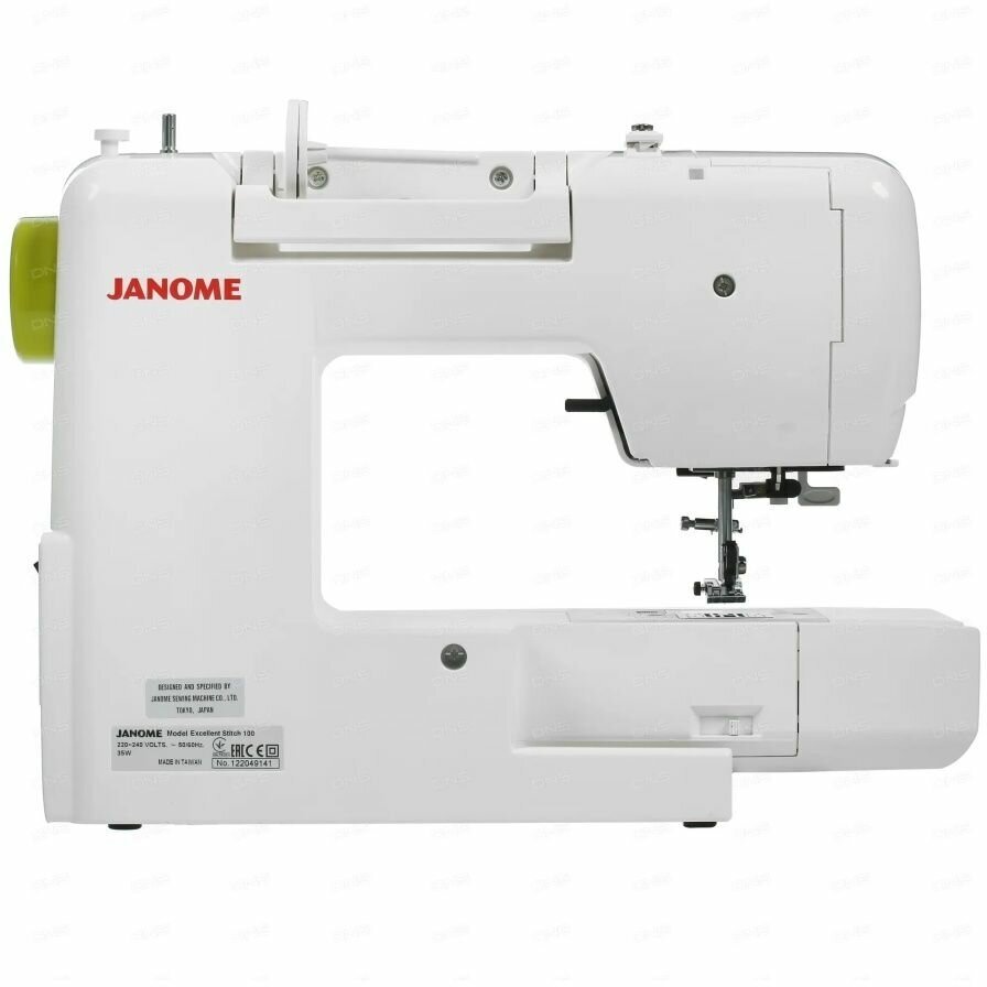 Швейная машина Janome EXCELLENT STITCH 100, белый, 1213728 купить по цене  30100 руб в Барнауле в интернет-магазине e2e4