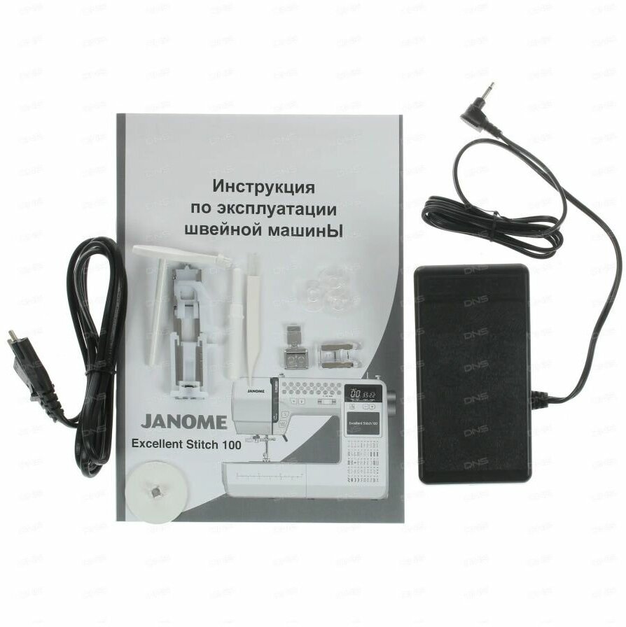 Швейная машина Janome EXCELLENT STITCH 100, белый, 1213728 купить по цене  30100 руб в Барнауле в интернет-магазине e2e4