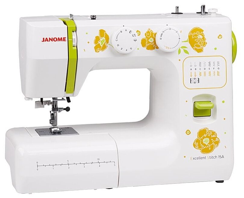 

Швейная машина Janome EXCELLENT STITCH 15A, белый (EXCELLENT STITCH 15A), EXCELLENT STITCH 15A