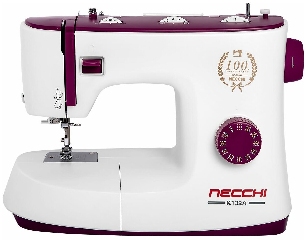 

Швейная машина NECCHI K132A , белый/красный (K132A ), K132A
