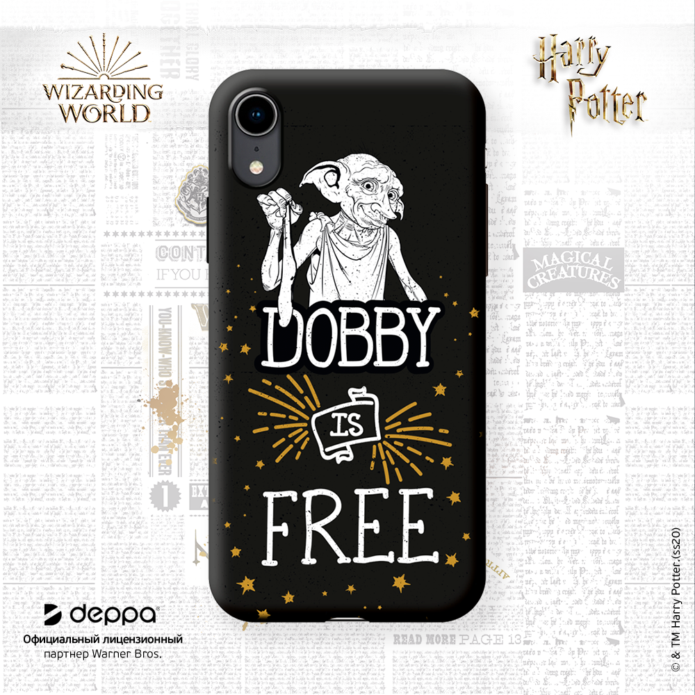 

Чехол-накладка Deppa для смартфона Apple iPhone XR, TPU, черный Dobby (106087)