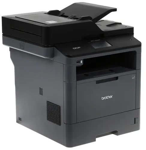 МФУ лазерный Brother DCP-L5500DN, A4, ч/б, 40стр/мин (A4 ч/б), 1200x1200 dpi, дуплекс, АПД-40 листов, сетевой, USB, черный (DCPL5500DNG1) б/у, вынуты транспортировачные заглушки , повреждена упаковка, проведена первичная инициализация