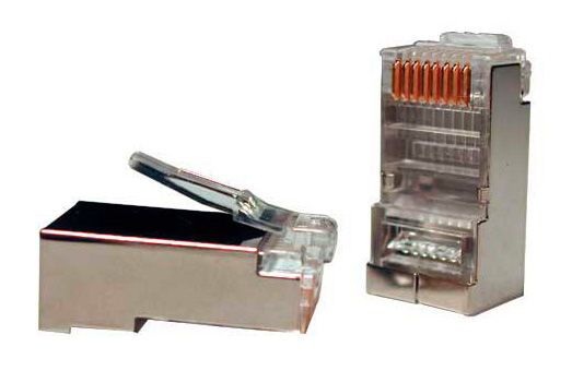 

Коннектор RJ-45 8P8C категория 5e, Hyperline (PLUG-8P8C-U-C5-SH)