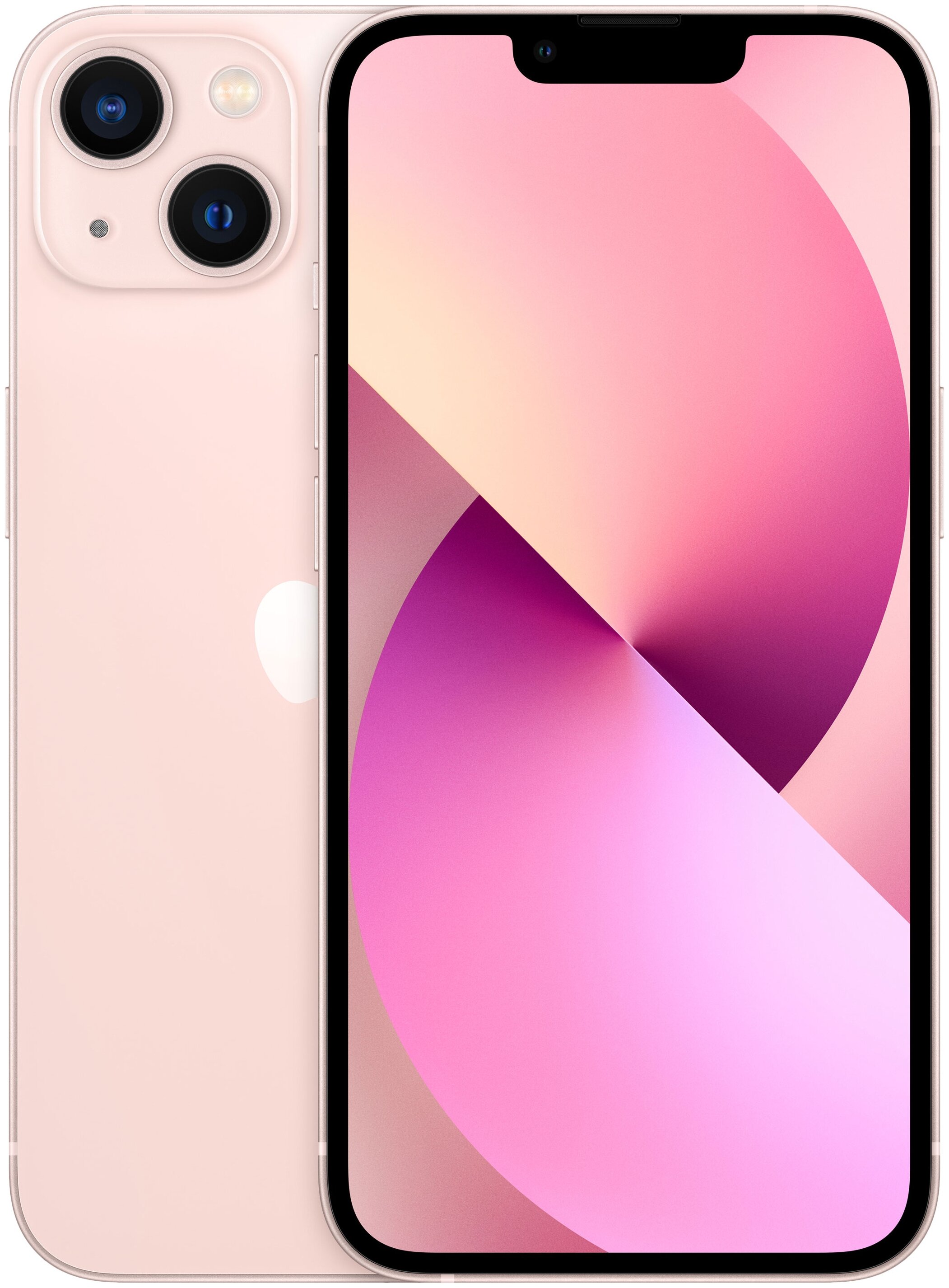 

Смартфон Apple iPhone 13 A2634, 6.1" 1170x2532 OLED, Apple A15 Bionic, 4Gb RAM, 128Gb, 3G/4G/5G, NFC, Wi-Fi, BT, 2xCam, 2-Sim (nano SIM+eSIM), 3240 мА⋅ч, Lightning, iOS 15, розовый, iPhone 13 A2634