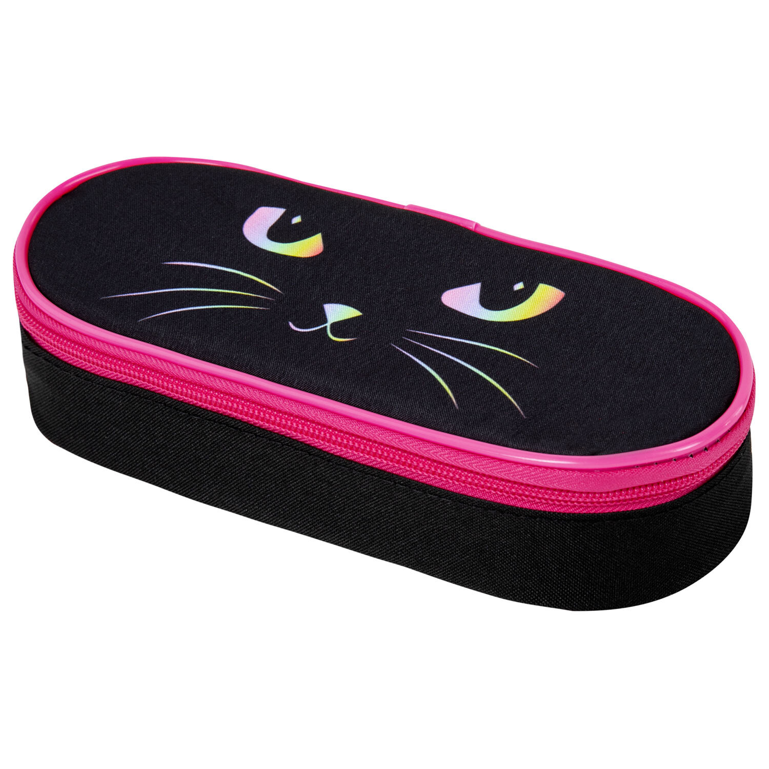 

Пенал-футляр Brauberg Case Cat eye, 1 отделение, черный (271585), Cat eye