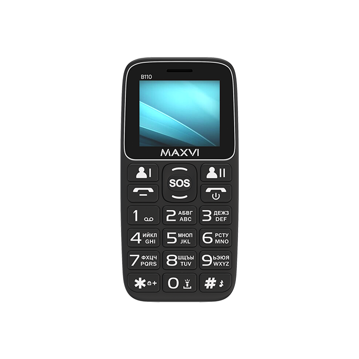 Мобильный телефон MAXVI B110 черный