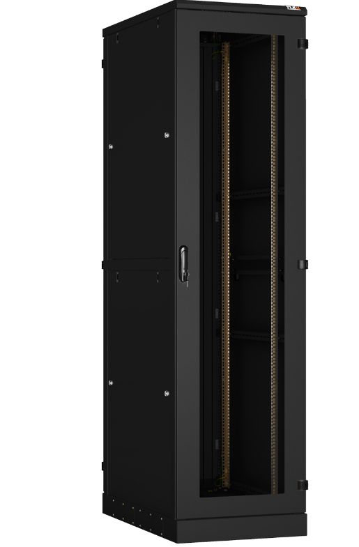 

Шкаф телекоммуникационный напольный 47U 600x1000 мм, стекло/металл, черный, разборный, TLK TFA-476010-GHMH-BK (TFA-476010-GHMH-BK), TFA-476010-GHMH-BK