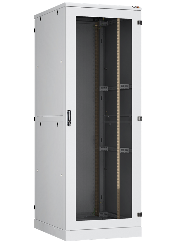 

Шкаф телекоммуникационный напольный 47U 800x1000 мм, стекло/металл, серый, разборный, TLK TFA-478010-GHMH-GY (TFA-478010-GHMH-GY), TFA-478010-GHMH-GY