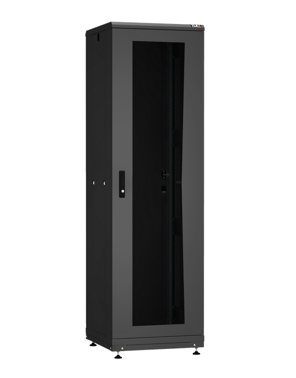 

Шкаф телекоммуникационный напольный 42U 600x600 мм, стекло/металл, черный, разборный, TLK TFR-426060-GMMM-R-BK (TFR-426060-GMMM-R-BK), TFR-426060-GMMM-R-BK