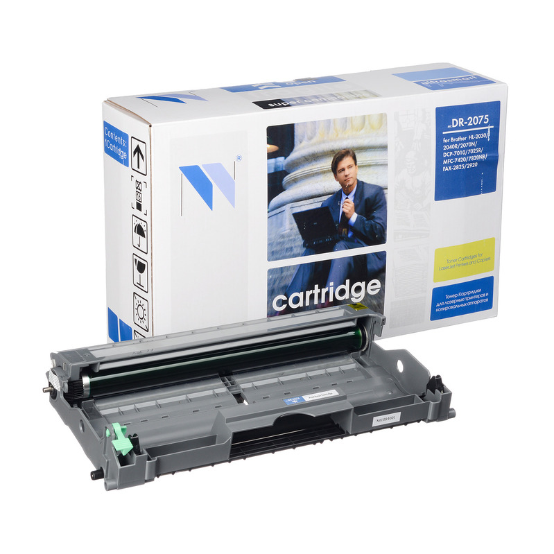 Драм-картридж NV Print NV-DR2075 для Brother HL2030/2040R/2070N, DCP7010/7025R, MFC7420/7820NR, FAX2825/2920 - фото 1