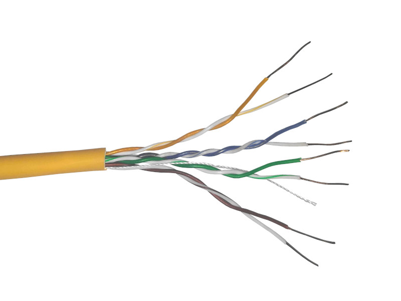 Витая пара UTP кат5e 4 пары CU 305м внутренний одножильный нгА-HF оранжевый NETKO NUTP-6843505E9B 13300₽