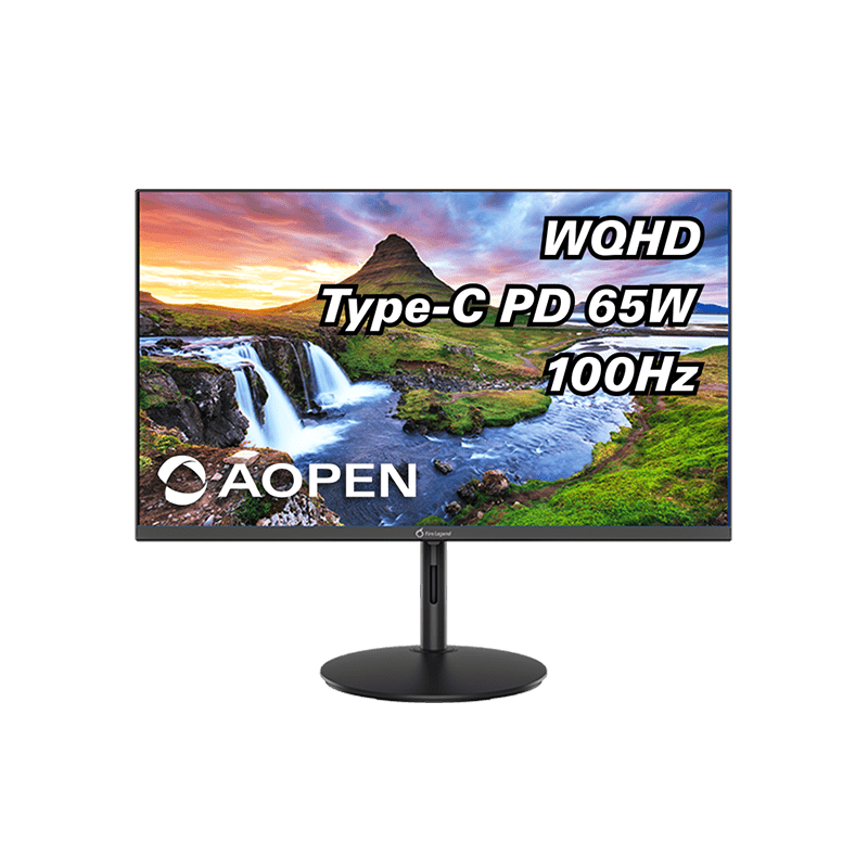 

Монитор 27" AOpen 27SH2UEbmiphux IPS, 2560x1440 (16:9), 250кд/м2, 100 Гц, 1 мс, 178°/178°, HDMI, DisplayPort, USB Type-C, черный (UM.HS2EE.E16), 27SH2UEbmiphux