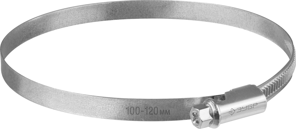 Хомут червячный ЗУБР Х-9Н, 9 мм x 120 мм, 25 шт., сталь (37807-120)
