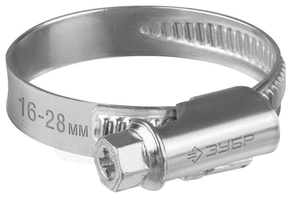 

Хомут червячный ЗУБР Х-9Н, 9 мм x 28 мм, 50 шт., сталь (37807-28), Х-9Н