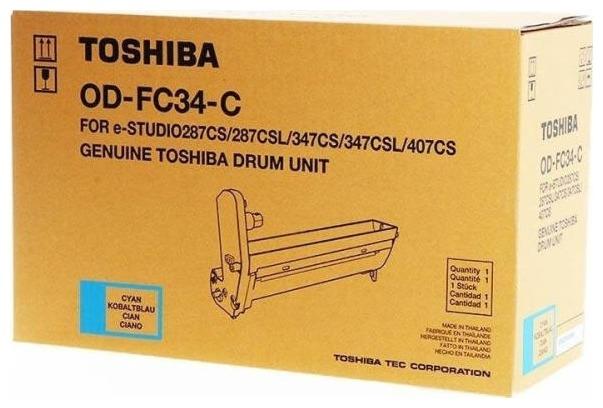 

Драм-картридж (фотобарабан) Toshiba OD-FC34C/6A000001578, голубой, 30000 страниц, оригинальный для e-STUDIO287CS/347CS/407CS, OD-FC34C
