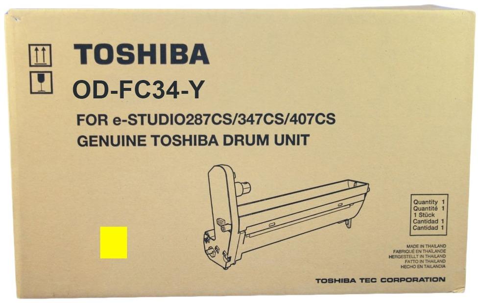 Драм-картридж (фотобарабан) Toshiba OD-FC34Y/6A000001579, желтый, 30000 страниц, оригинальный для e-STUDIO287CS/347CS/407CS