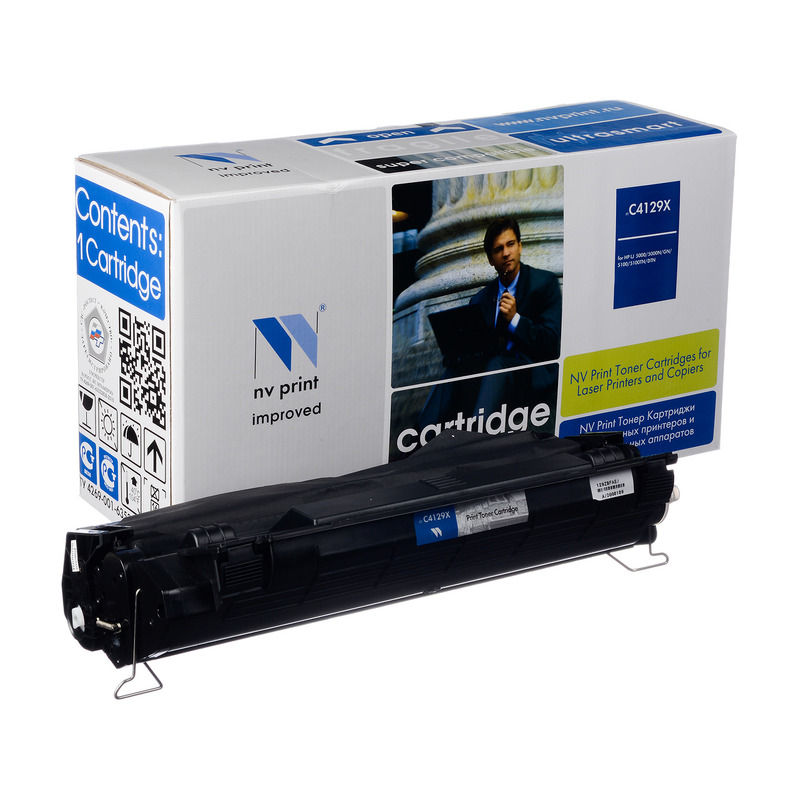 

Картридж лазерный NV Print NV-C4129X (29X), черный, 10000 страниц, совместимый для LaserJet 5100 / 5100dtn / 5100tn