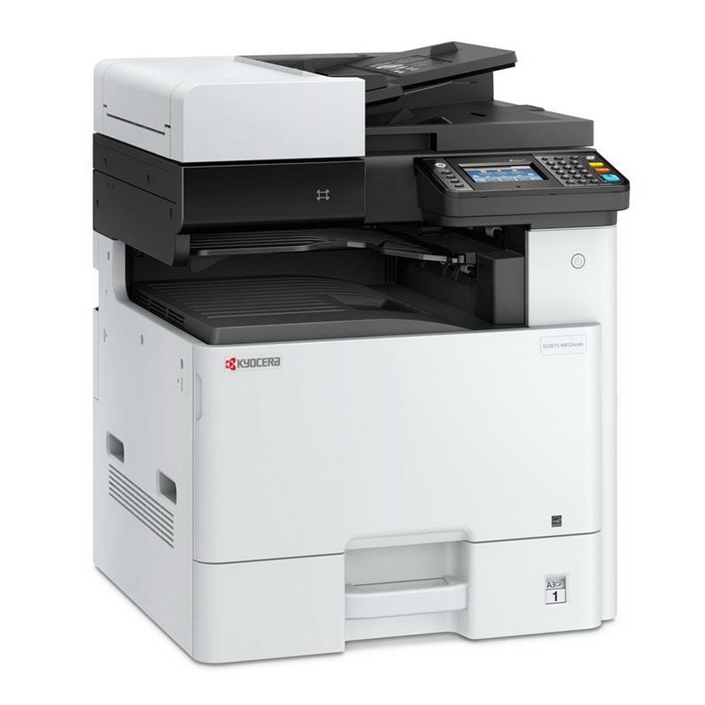 

МФУ лазерный Kyocera M8124cidn, A3, цветной, 24 стр/мин (A4 ч/б), 24 стр/мин (A4 цв.), 12 стр/мин (A3 ч/б), 12 стр/мин (A3 цв.), 1200x1200 dpi, дуплекс, ДАПД-50 листов, сетевой, USB, белый/черный (1102P43AX0) азиатская версия с тонером TK-8110, M8124cidn