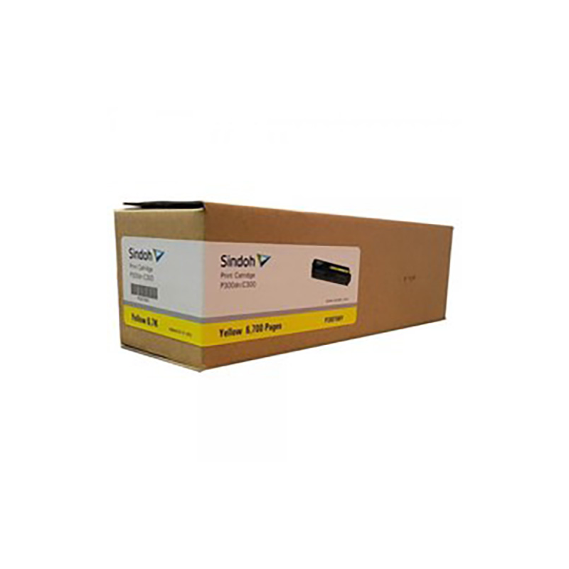 Картридж лазерный Sindoh P300T6KY-W, желтый, 6700 страниц, оригинальный для Sindoh P300dn/C300 с чипом