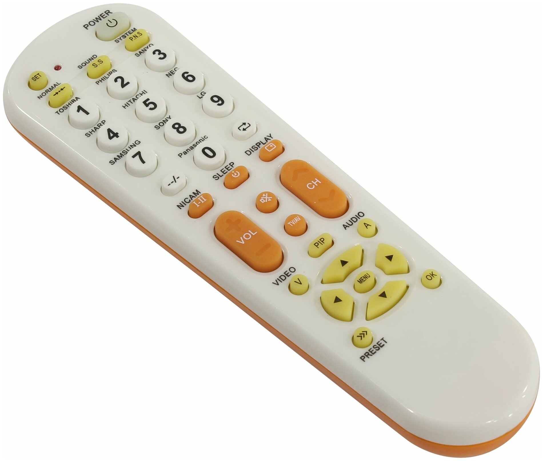 Универсальный пульт REXANT RX-951 для телевизоров, белый (38-0001)