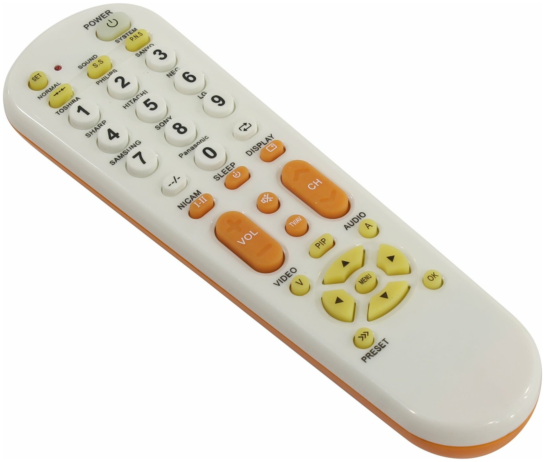 

Универсальный пульт REXANT RX-951 для телевизоров, белый (38-0001), RX-951