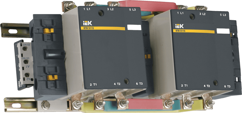 Контактор реверсивный 265А 230 В, AC, IEK KKT53-265-230-10