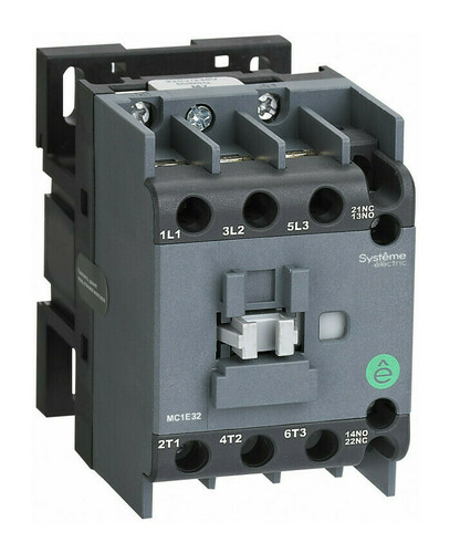 Контактор 25А 220 В, AC, 1НО + 1НЗ, SCHNEIDER ELECTRIC MC1E (MC1E25M7)