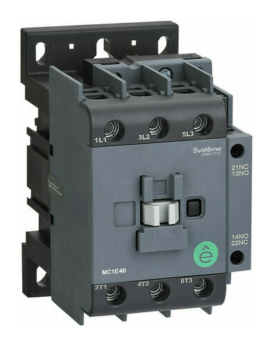 

Контактор 40А 220 В, AC, 1НО + 1НЗ, SCHNEIDER ELECTRIC MC1E (MC1E40M7), MC1E