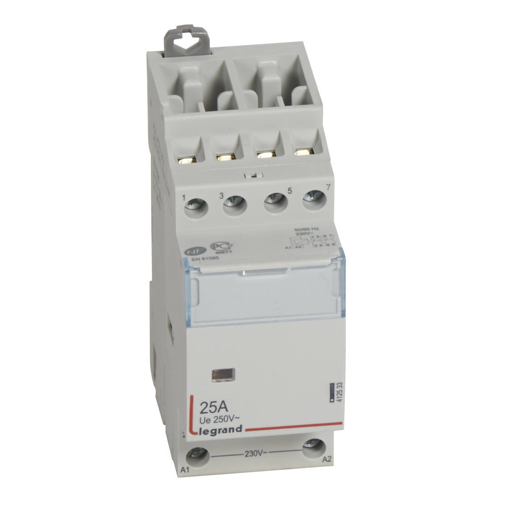 

Контактор 25А 230 В, AC, 2НО + 2НЗ, LEGRAND CX3 (412533), CX3
