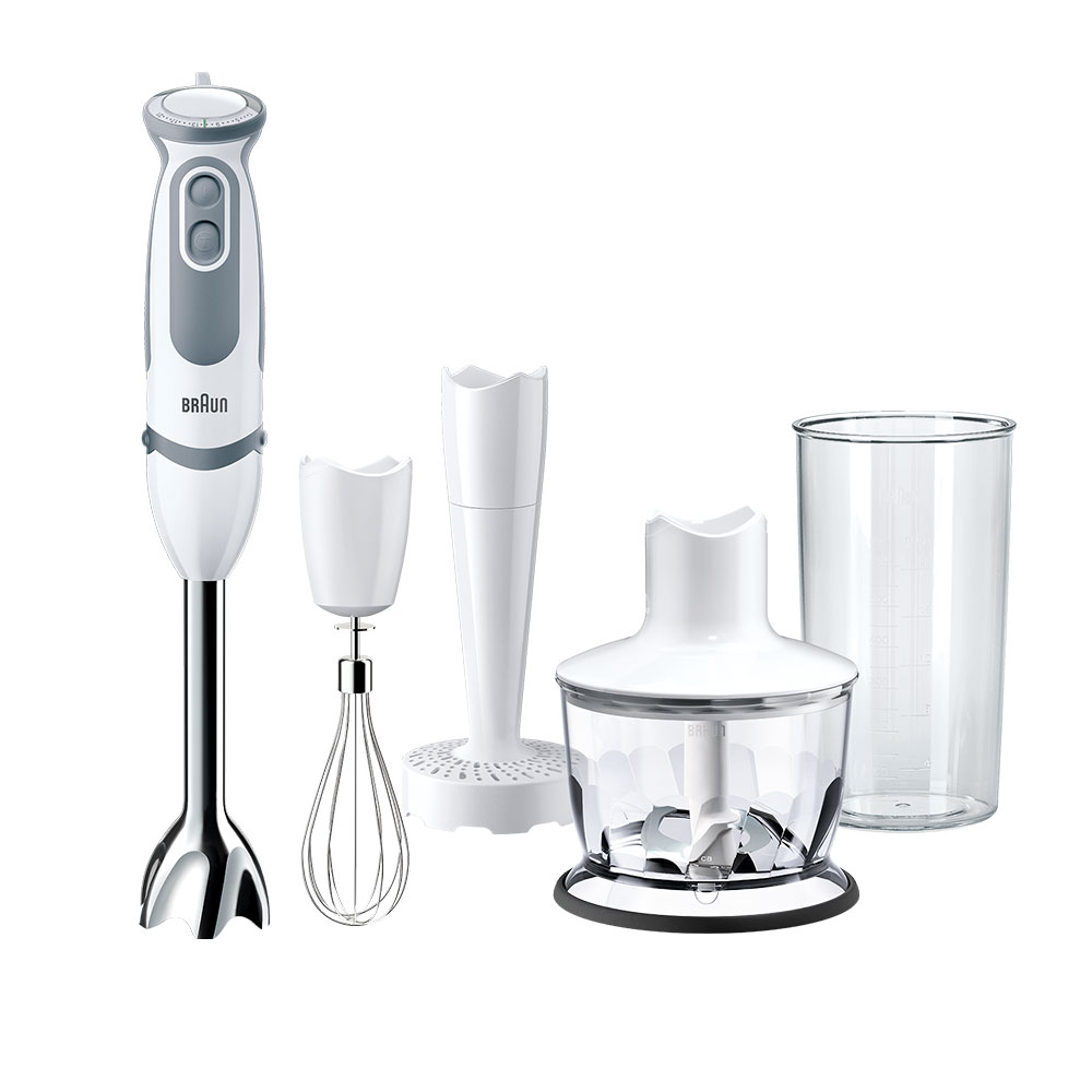 

Блендер погружной Braun Multiquick 5V MQ5237WH 1 кВт, белый (MQ5237WH), MQ5237WH
