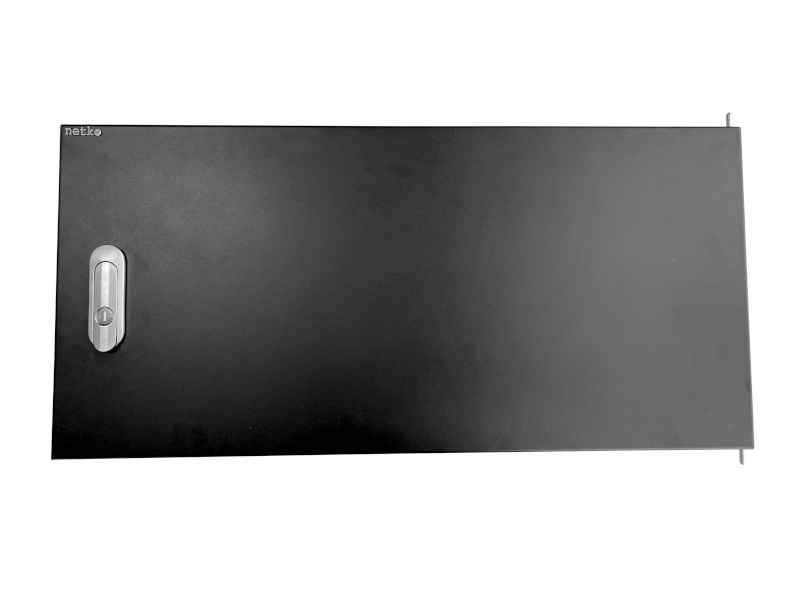 Дверь металлическая с ручкой Netko для WMA, DUO 09U (подходит к собранным, разобранным шкафам 
