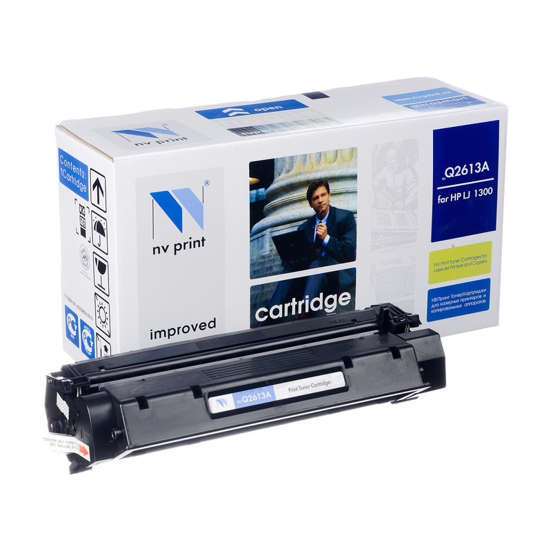 

Картридж лазерный NV Print NV-Q2613A (13A), черный, 2500 страниц, совместимый для LaserJet 1300 / 1300n