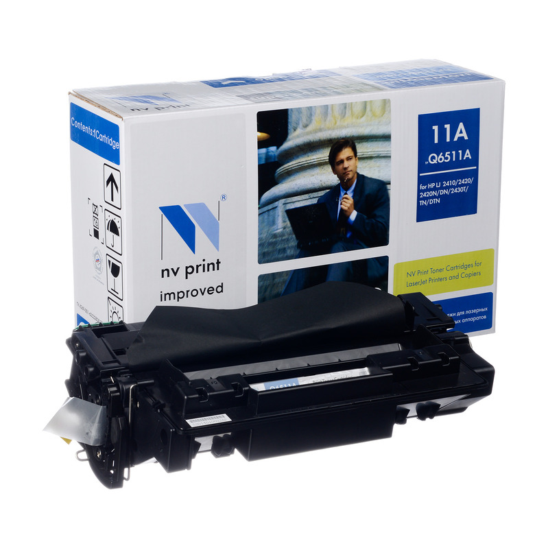 

Картридж лазерный NV Print NV-Q6511A (11A), черный, 6000 страниц, совместимый, для LJ 2420dn / 2420 / 2420d / 2420n / 2430dtn / 2430t / 2430tn