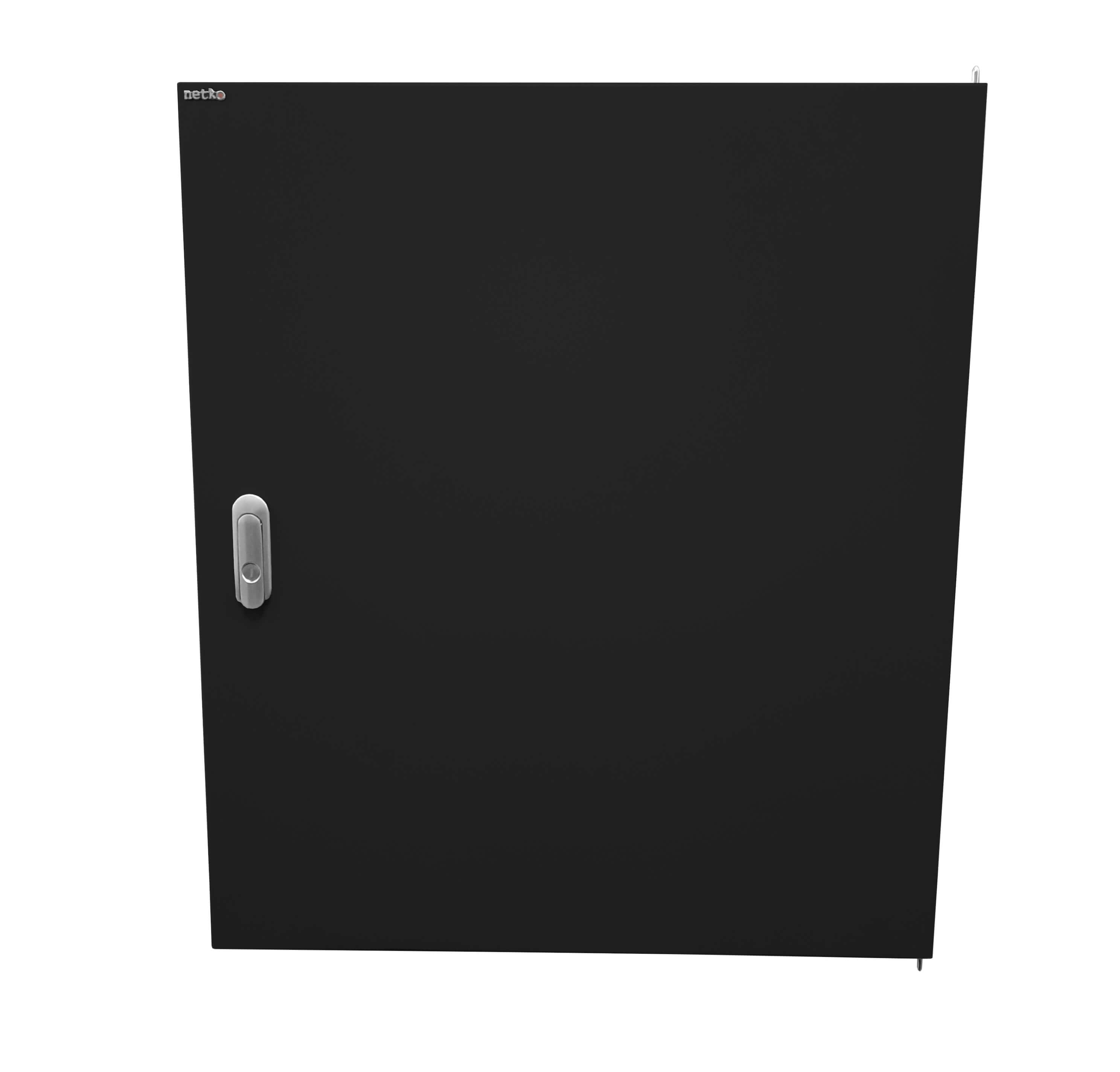 Дверь металлическая с ручкой Netko для WMA, DUO 15U (подходит к собранным, разобранным шкафам 