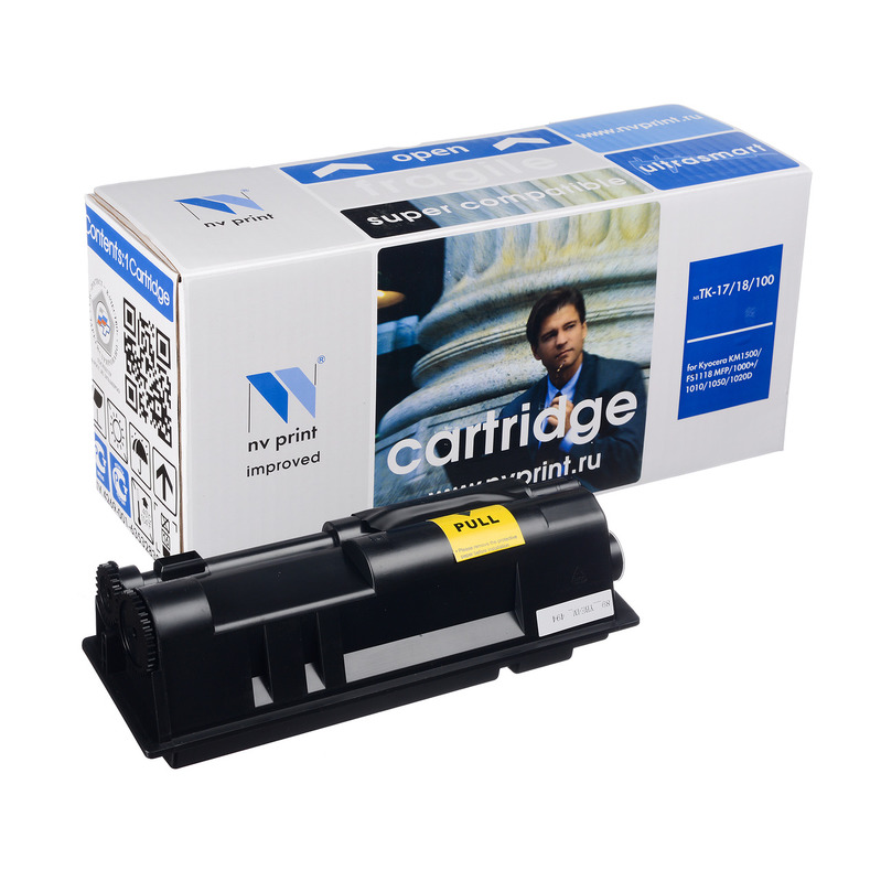 

Картридж лазерный NV Print NV-TK17/18/100 (TK-17/18/100), черный, 6000 страниц, совместимый, для Kyocera FS-1000, FS-1000+, FS-1010, FS-1050