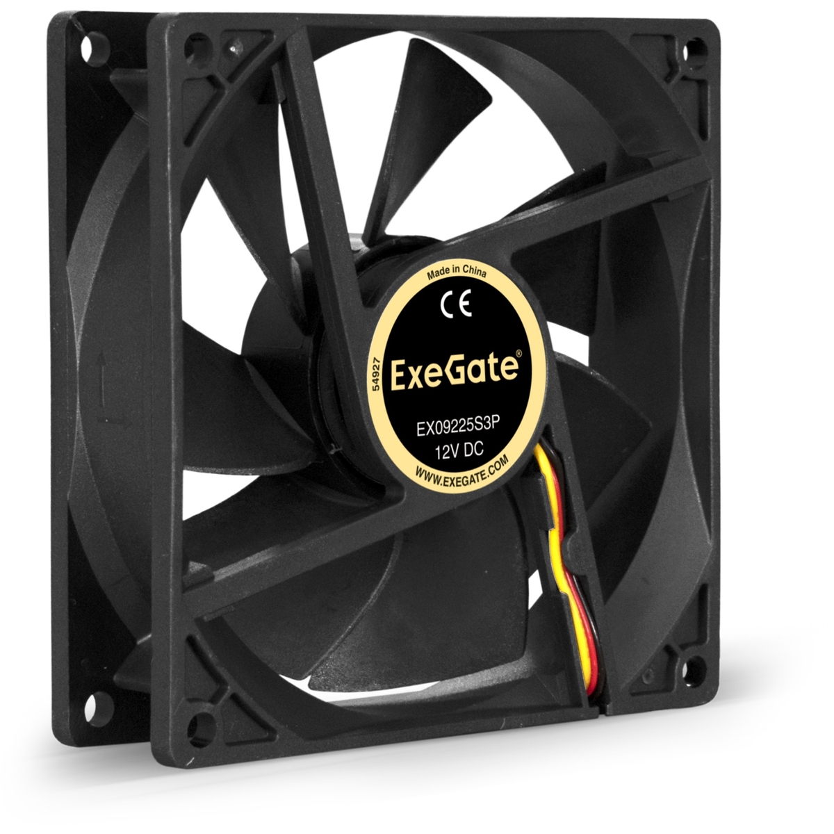 

Вентилятор ExeGate EX09225B2P, 92 мм, 2150rpm, 27 дБ, 2-pin, 1шт, черный (EX295241RUS), EX09225B2P