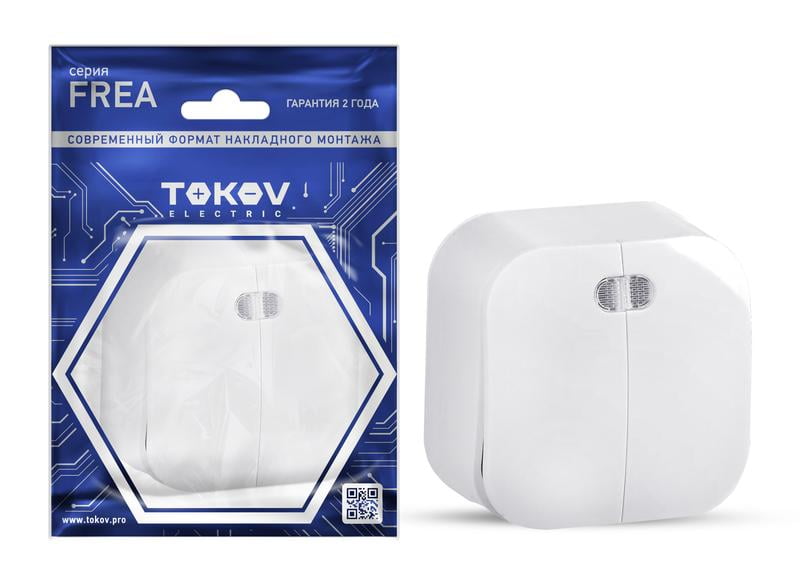 Выключатель Tokov Electric TKE-FR-V2I-C01, 2кл., белый