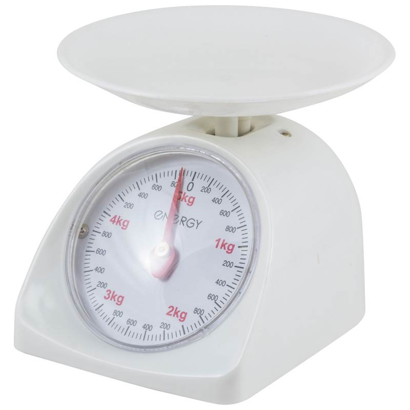 Кухонные весы механические Energy EN-405МК 5 кг, белый (011614)