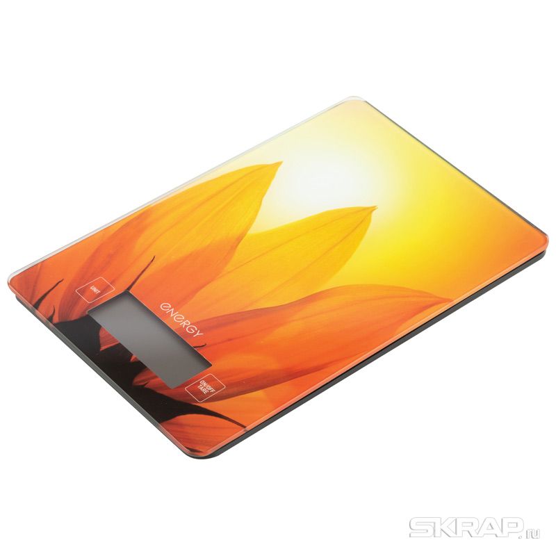

Кухонные весы электронные Energy EN-423 5 кг, 3xAAA, принт (подсолнух) (101228), EN-423