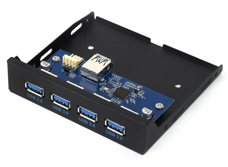 

Панель в отсек 3.5 Crown CM-CP3.5U34, 4 * USB 3.0(A), черный (CM000003533), CM-CP3.5U34