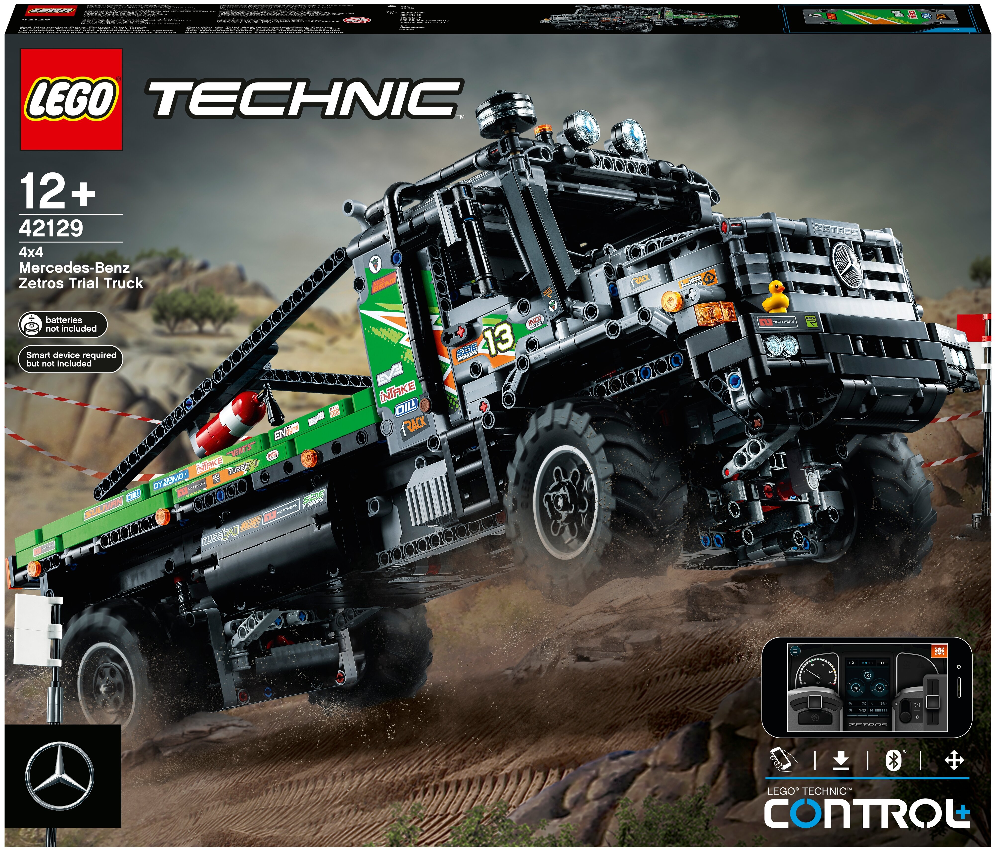 Конструктор LEGO Technic Полноприводный грузовик-внедорожник Mercedes-Benz  Zetros, деталей: 2129, 1216483 купить в Барнауле в интернет-магазине e2e4