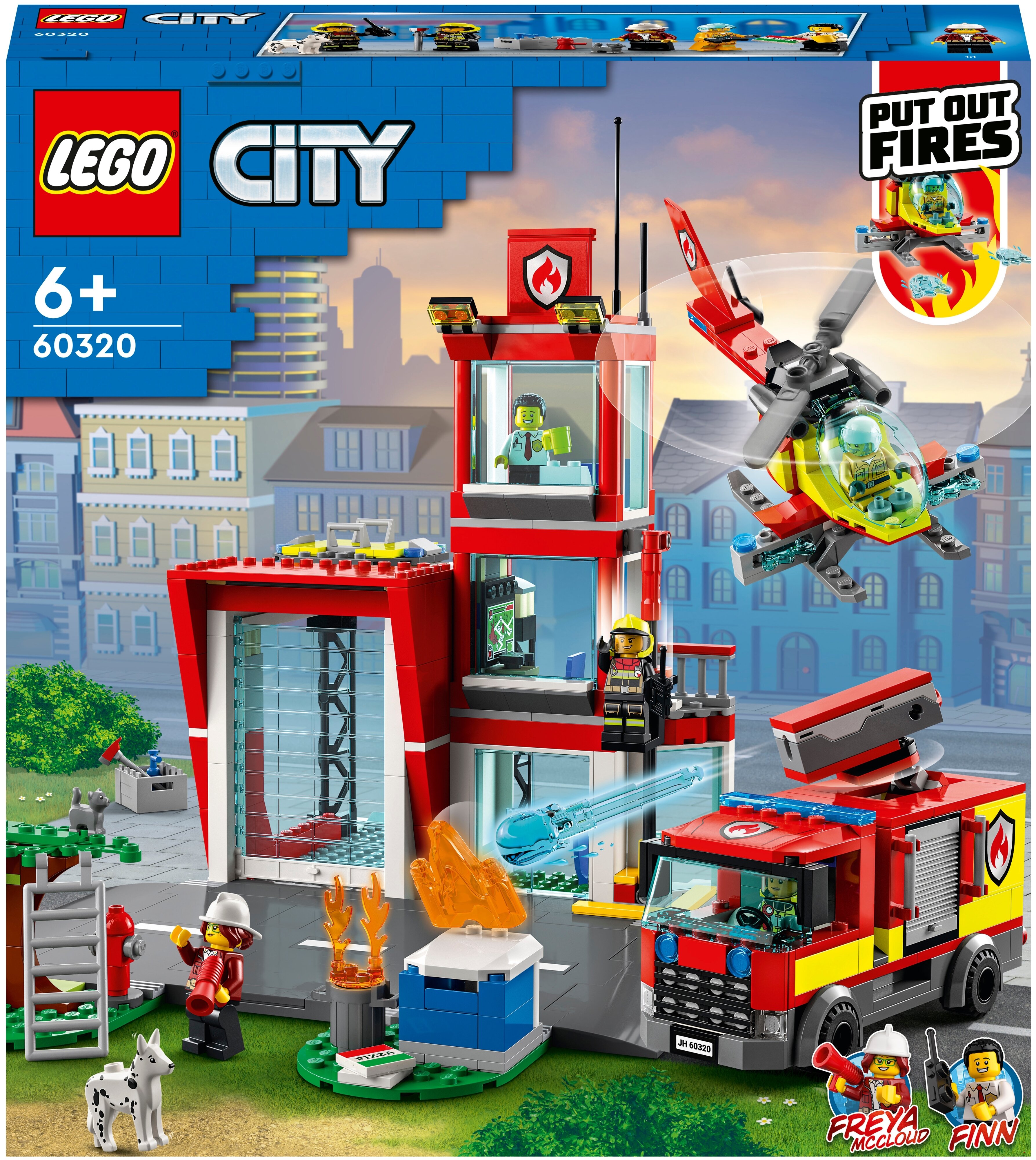 Конструктор LEGO Пожарная часть, деталей: 540