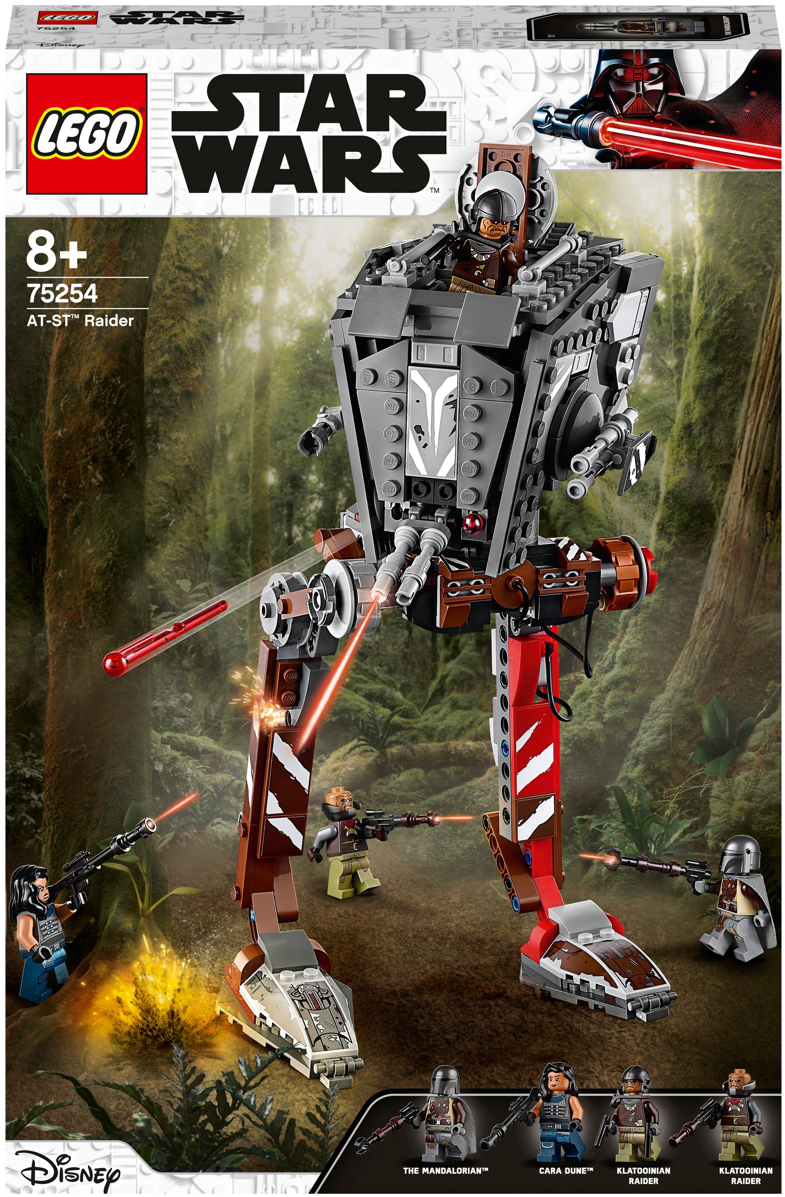 

Конструктор LEGO Star Wars Диверсионный AT-ST, деталей: 540 (75254), Star Wars Диверсионный AT-ST