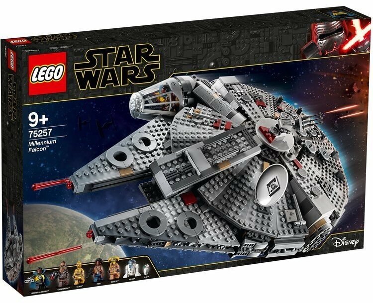 

Конструктор LEGO Star Wars Сокол Тысячелетия, деталей: 1351 (75257), Star Wars Сокол Тысячелетия