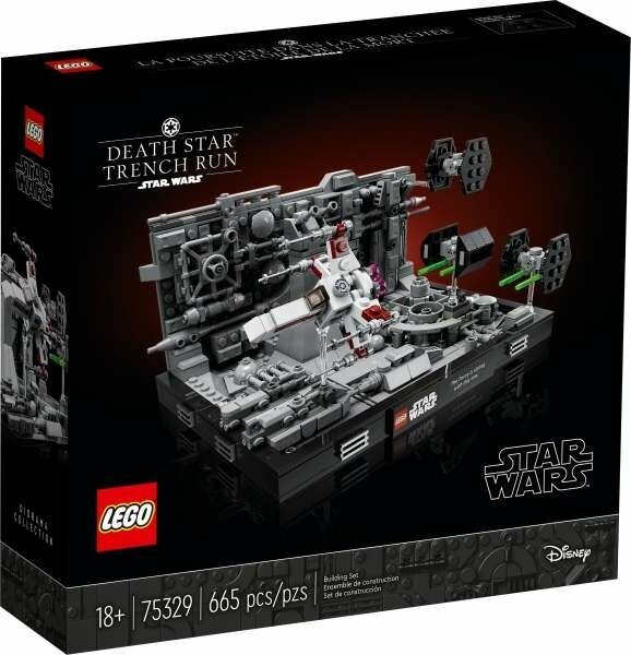 

Конструктор LEGO Star Wars Диорама «Бег по траншеям Звезды Смерти», деталей: 665 (75329), Star Wars Диорама «Бег по траншеям Звезды Смерти»