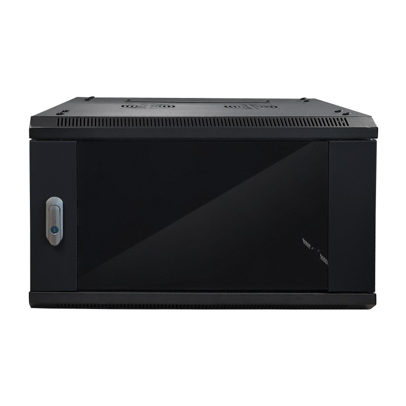 Шкаф телекоммуникационный настенный 12U 600x600 мм, стекло, черный, разборный, Netko WMA (Wall Maestro) (N.WMA.6606GWD.65154.BK)