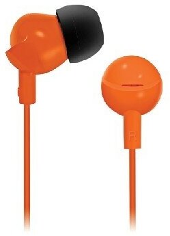 

Проводные наушники BBK EP-1104S, Jack 3.5mm, оранжевый, EP-1104S